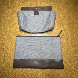 Lufthansa Business Class - Set of 2 Amenity / Toiletry Bags (empty)